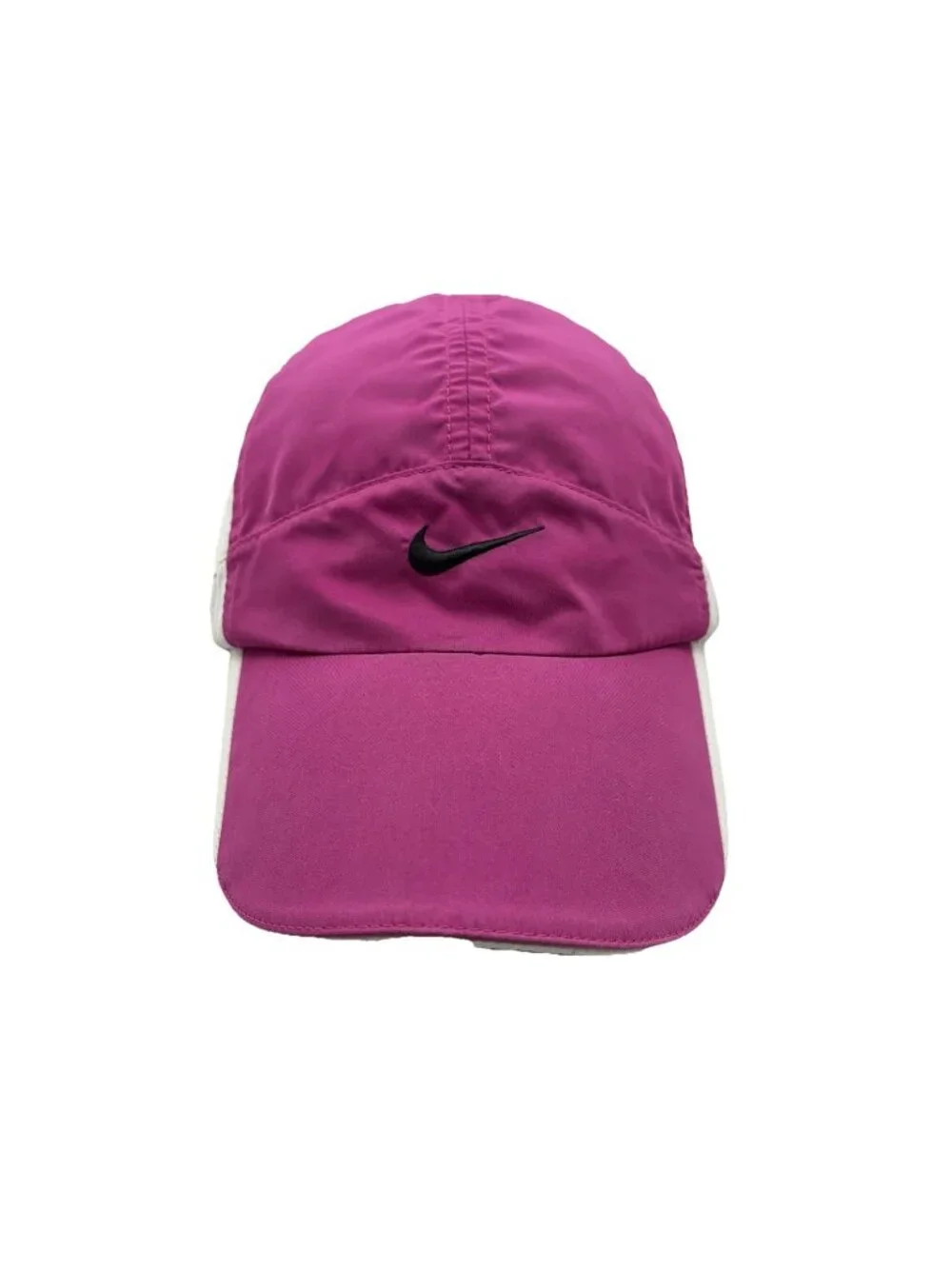 Nike Dri-Fit Tailwind Vintage Y2K Women's Purple White 7 Panel Running Hat Cap